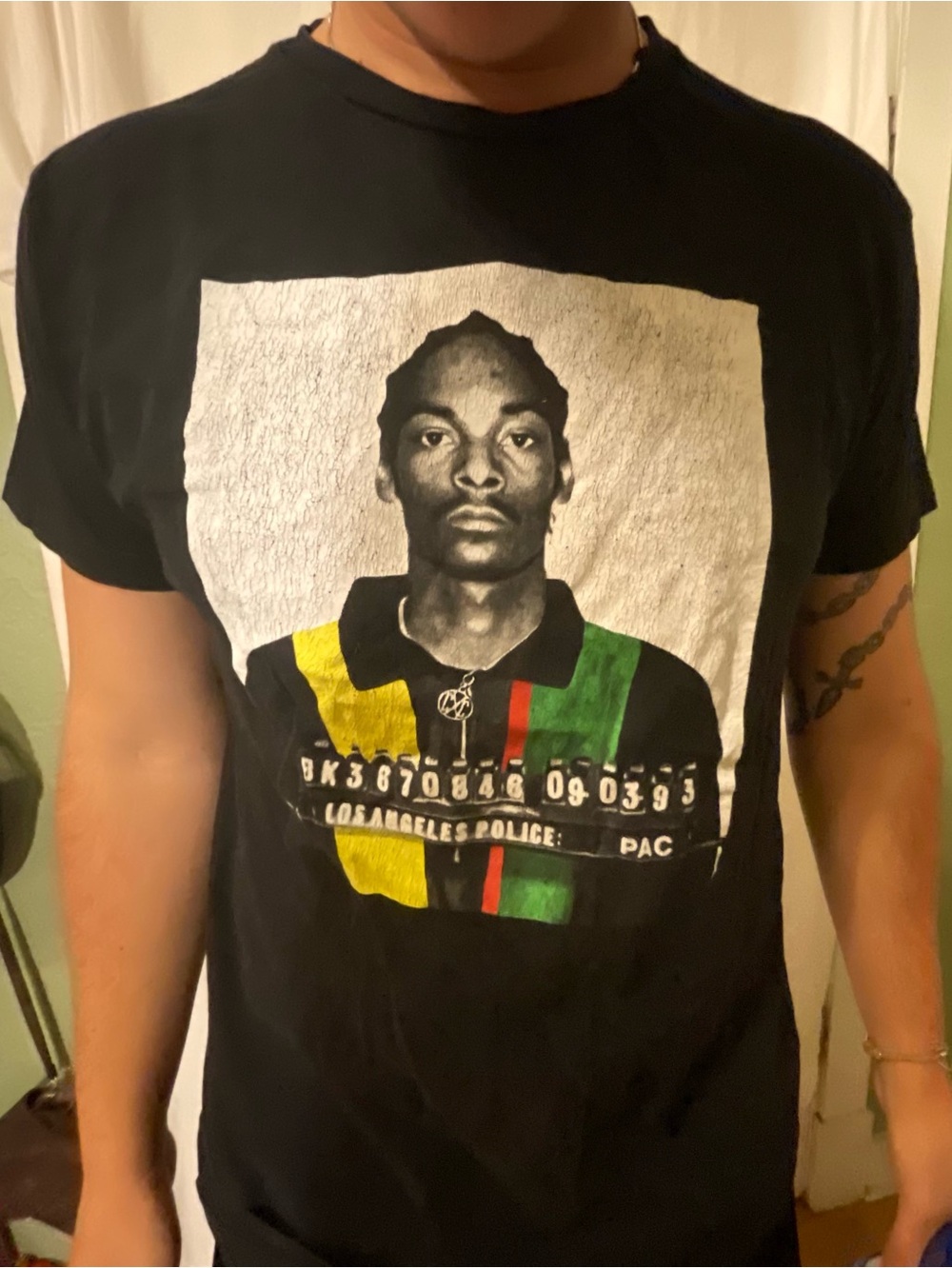 Snoop Dogg Mugshot T-shirt men’s size Large